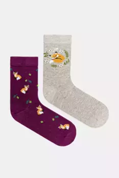 2 упаковки хлопковых носков Medicine, мультиколор