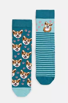 2 упаковки хлопковых носков Medicine, мультиколор