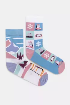 2 упаковки хлопковых носков Medicine, мультиколор