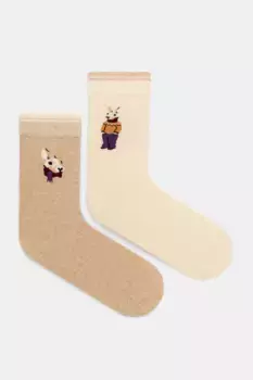 2 упаковки хлопковых носков Medicine, мультиколор