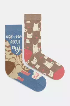 2 упаковки хлопковых носков Medicine, мультиколор