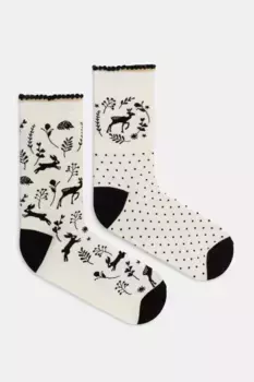 2 упаковки хлопковых носков Medicine, мультиколор