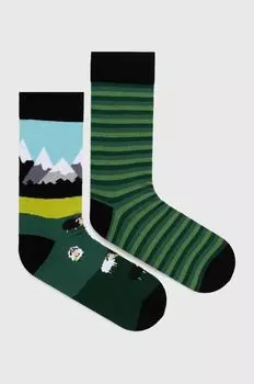 2 упаковки хлопковых носков Medicine, мультиколор