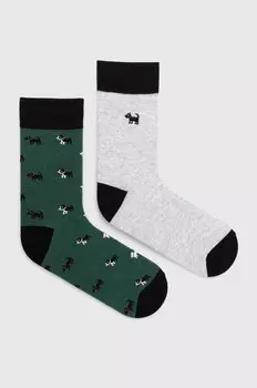 2 упаковки хлопковых носков Medicine, мультиколор