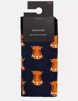 2 упаковки хлопковых носков Medicine, мультиколор