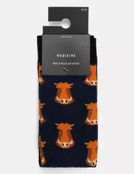 2 упаковки хлопковых носков Medicine, мультиколор