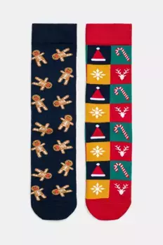 2 упаковки хлопковых носков Medicine, мультиколор