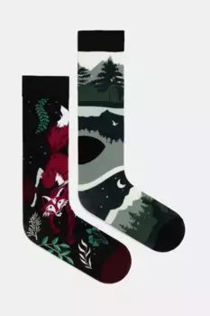 2 упаковки хлопковых носков Medicine, мультиколор