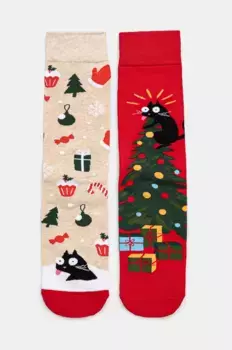 2 упаковки хлопковых носков Medicine, мультиколор