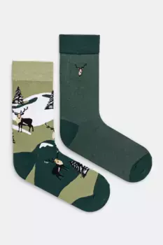 2 упаковки хлопковых носков Medicine, мультиколор