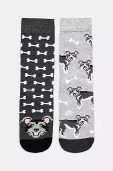 2 упаковки хлопковых носков Medicine, мультиколор