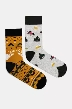 2 упаковки хлопковых носков Medicine, мультиколор