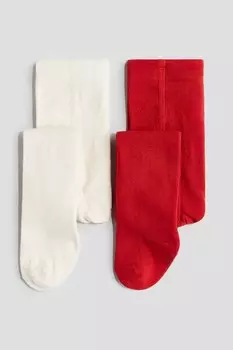 2 упаковки колготок H&M, белый