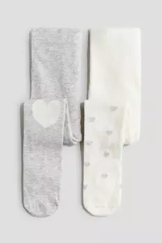 2 упаковки колготок H&M, серый