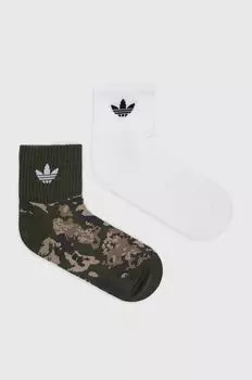 2 упаковки носков adidas Originals, белый