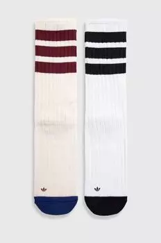 2 упаковки носков adidas Originals, белый
