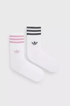 2 упаковки носков adidas Originals, белый