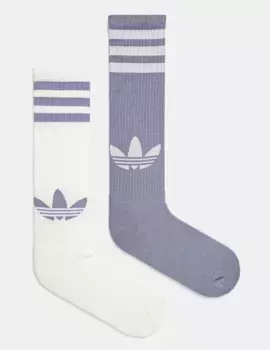 2 упаковки носков adidas Originals, фиолетовый