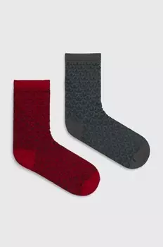 2 упаковки носков adidas Originals, гранатовый