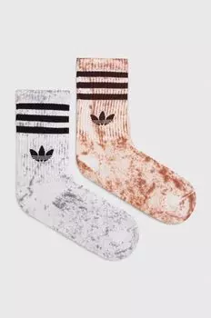 2 упаковки носков adidas Originals, серый