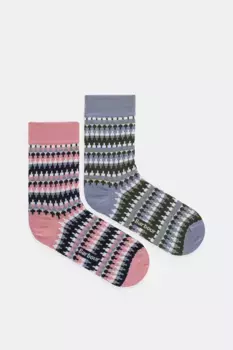 2 упаковки носков Barbour, розовый