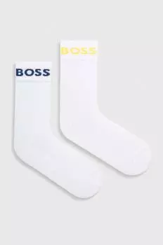 2 упаковки носков Boss, белый