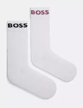 2 упаковки носков BOSS, белый