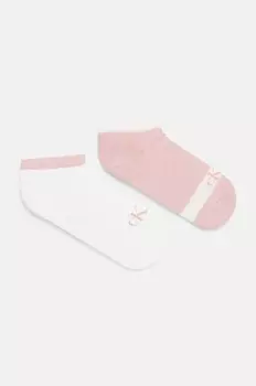 2 упаковки носков Calvin Klein Jeans, розовый