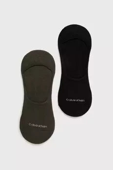 2 упаковки носков Calvin Klein, зеленый