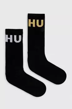 2 упаковки носков Hugo, черный