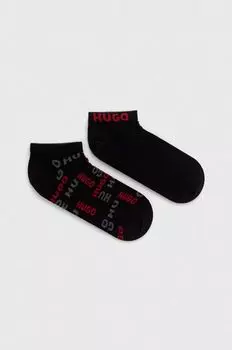 2 упаковки носков Hugo, черный