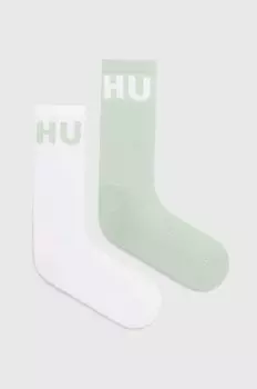 2 упаковки носков HUGO, зеленый