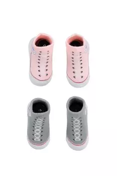 2 упаковки патронных ботинок Converse, розовый