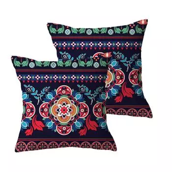 2 упаковки плюшевых декоративных наволочек, 45 см, наволочки, наволочки, домашний декор, наволочка для дивана, дивана-кровати, гостиной CANDeal, синий
