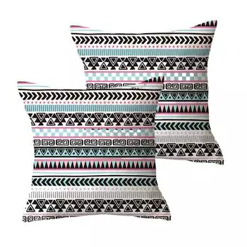 2 упаковки плюшевых декоративных наволочек, 45 см, наволочки, наволочки, домашний декор, наволочка для дивана, дивана-кровати, гостиной CANDeal, черный