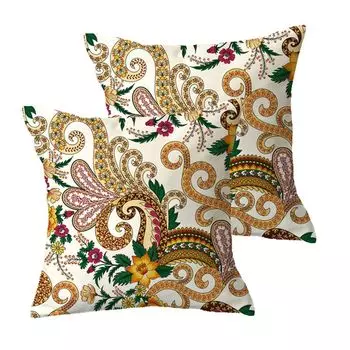 2 упаковки плюшевых декоративных наволочек, 45 см, наволочки, наволочки, домашний декор, наволочка для дивана, дивана-кровати, гостиной CANDeal, коричневый