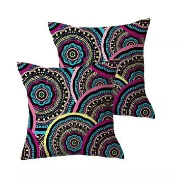 2 упаковки плюшевых декоративных наволочек, 45 см, наволочки, наволочки, домашний декор, наволочка для дивана, дивана-кровати, гостиной CANDeal, мультиколор
