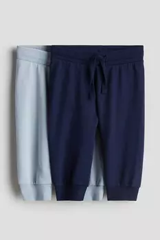 2 упаковки спортивных штанов H&M, синий