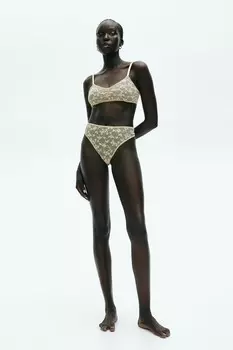 2 упаковки стрингов H&M, желтый