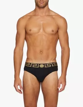 2 упаковки трусов Greca Versace, цвет Nero - Greca Oro