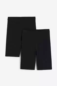 2 упаковки велосипедных шорт H&M, черный