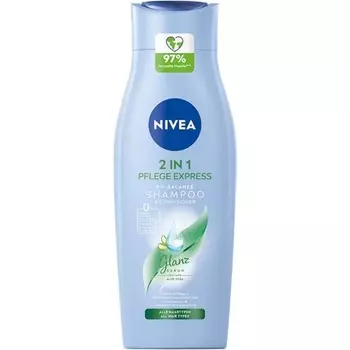 2-в-1 Care Express Ph-Balance шампунь + кондиционер 400 мл с алоэ вера, Nivea