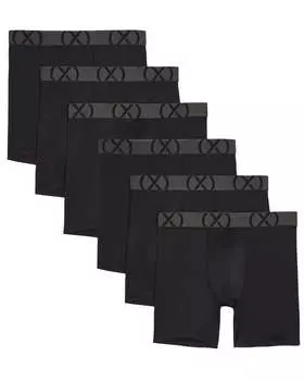 2(X)IST Набор из 6 спортивных трусов-боксеров 2Xist, черный