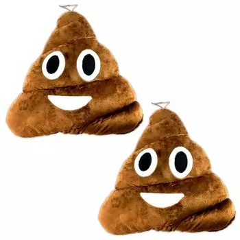 2 забавные декоративные подушки, кучи дерьма, какашки, приятные подушки, мягкая игрушка HAC24