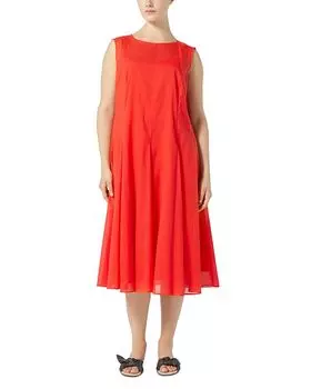 2A Uscita Corvino Voile Платье-клеш Marina Rinaldi, красный