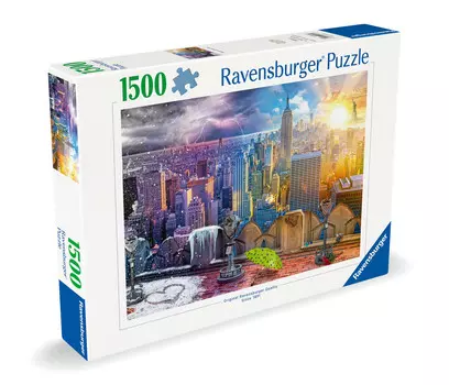2D пазл: Нью-Йорк летом и зимой 1500 деталей Ravensburger