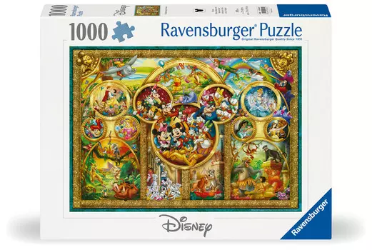 2D пазл Самые красивые моменты Диснея 1000 деталей Ravensburger