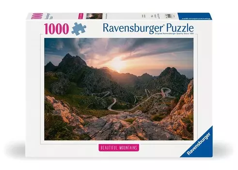 2D пазл, Серра-де-Трамунтана, Испания, 1000 деталей Ravensburger