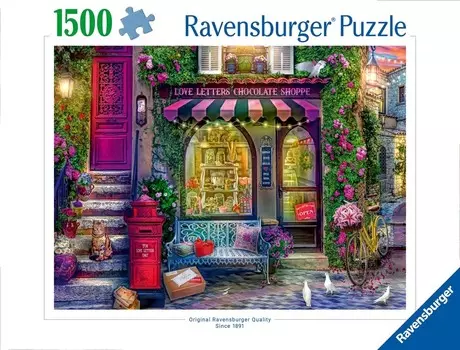 2D пазл: Шоколадная лавка 1500 деталей Ravensburger