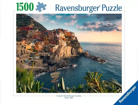 2D пазл: Вид на Чинкве-Терре 1500 деталей Ravensburger